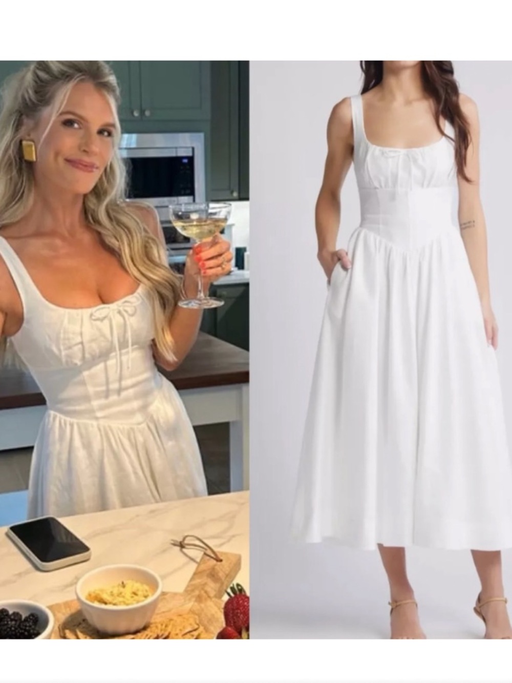 Reformation Balia Linen Dress - Picture 3 of 4